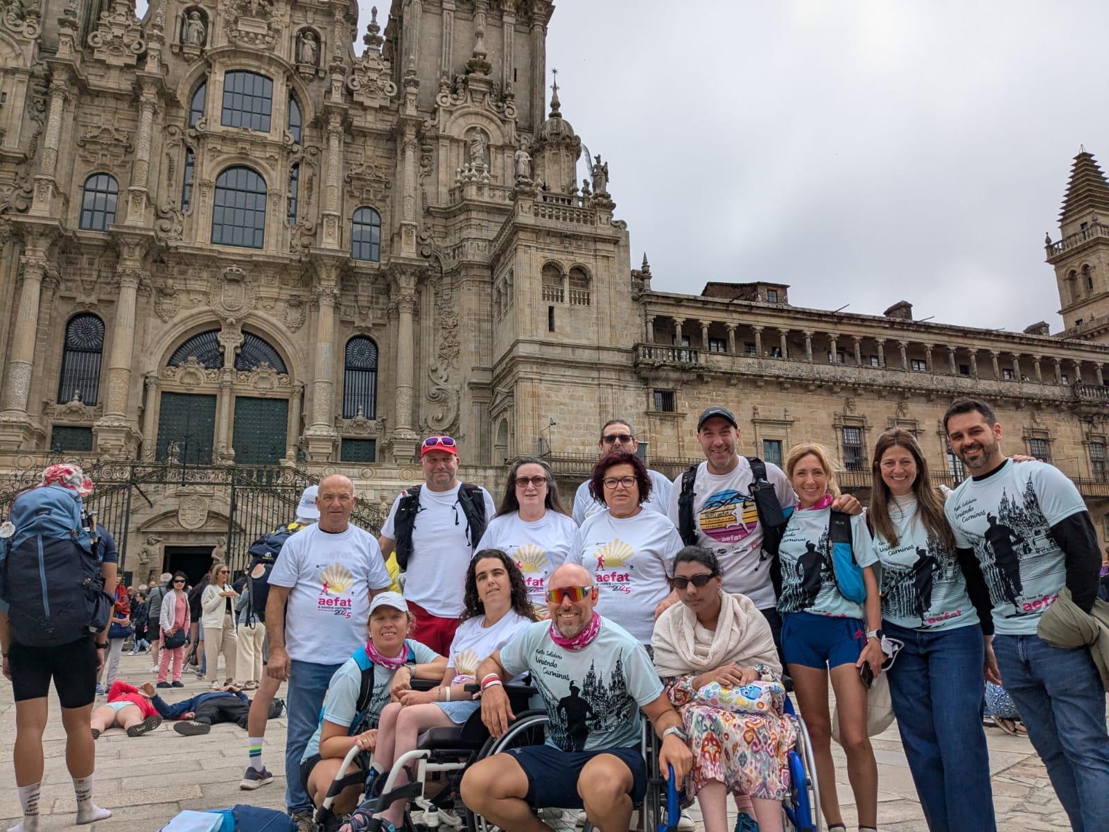 Abel llegada Obradoiro