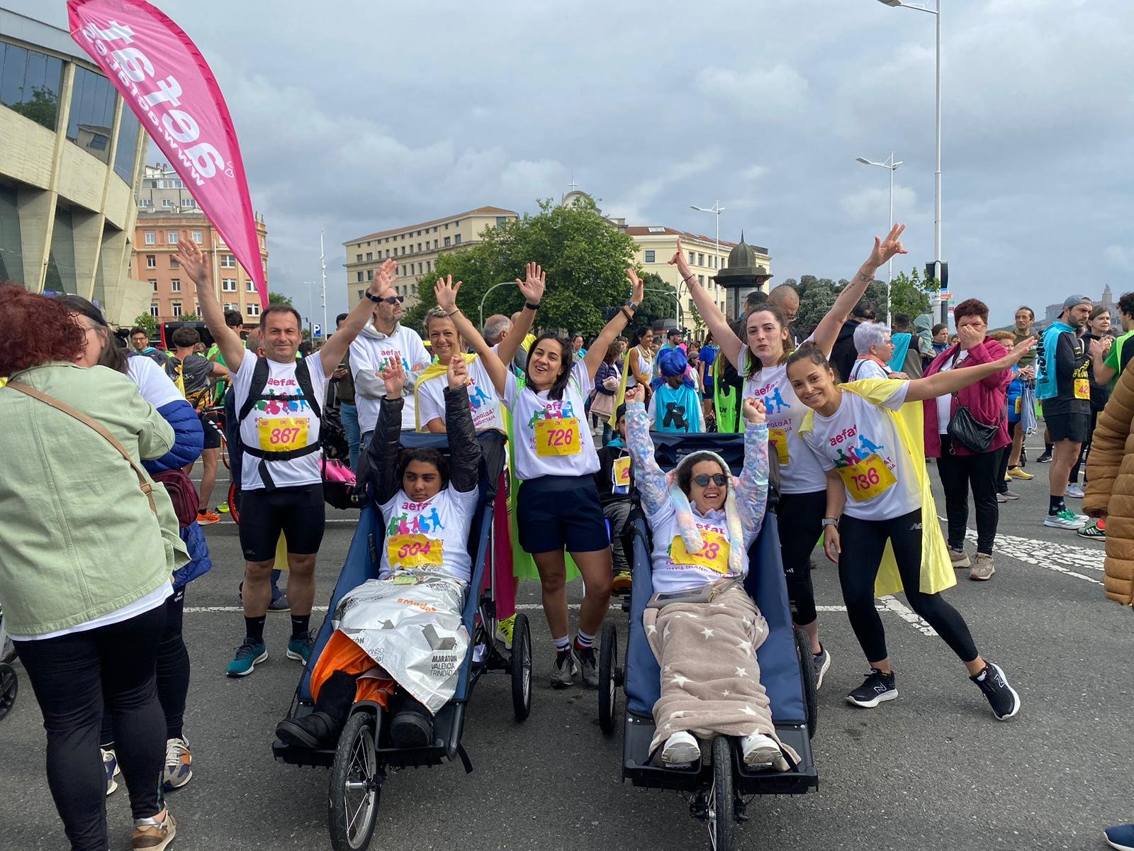 Aefat en carrera Runki A Coruña 14 mayo 2023