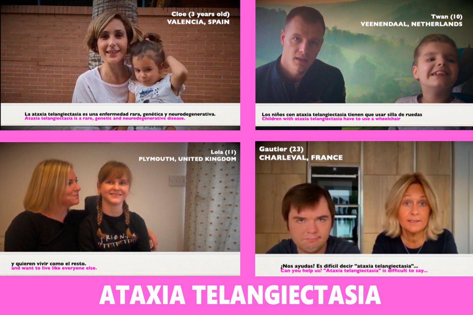 Campaña internacional Aefat ataxia telangiectasia