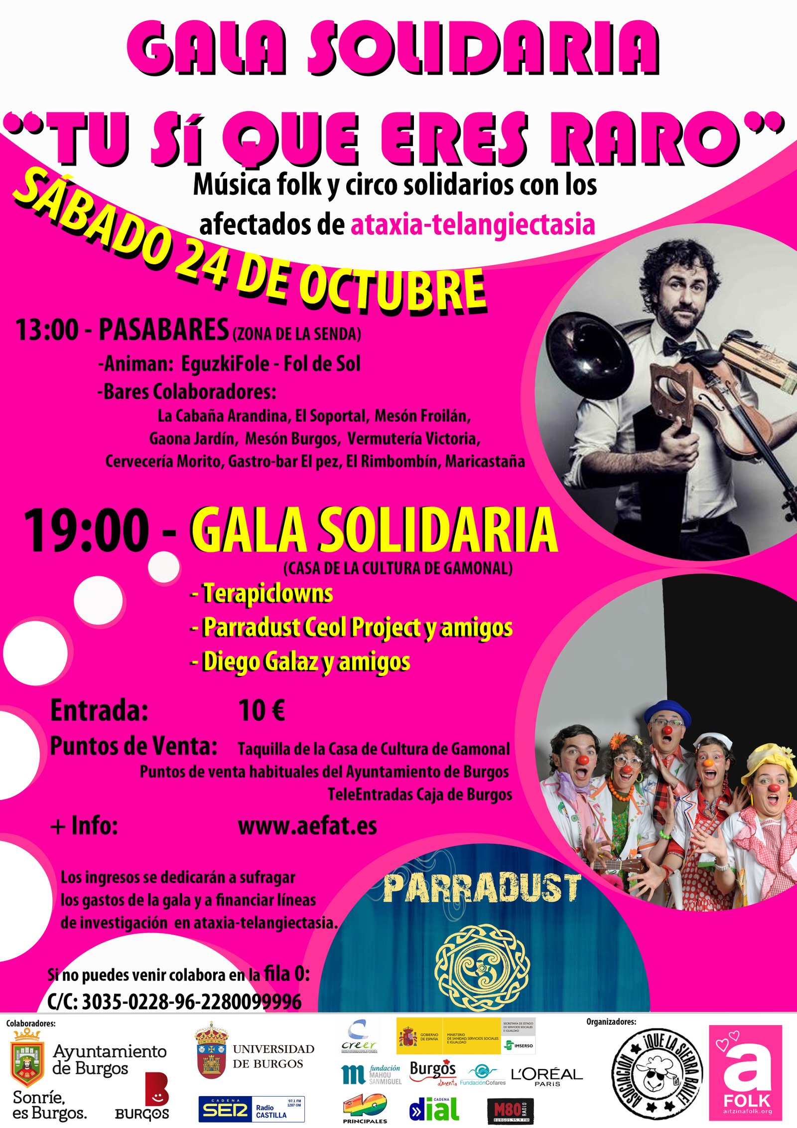 Cartel Gala TuSiQueEresRaro 2015