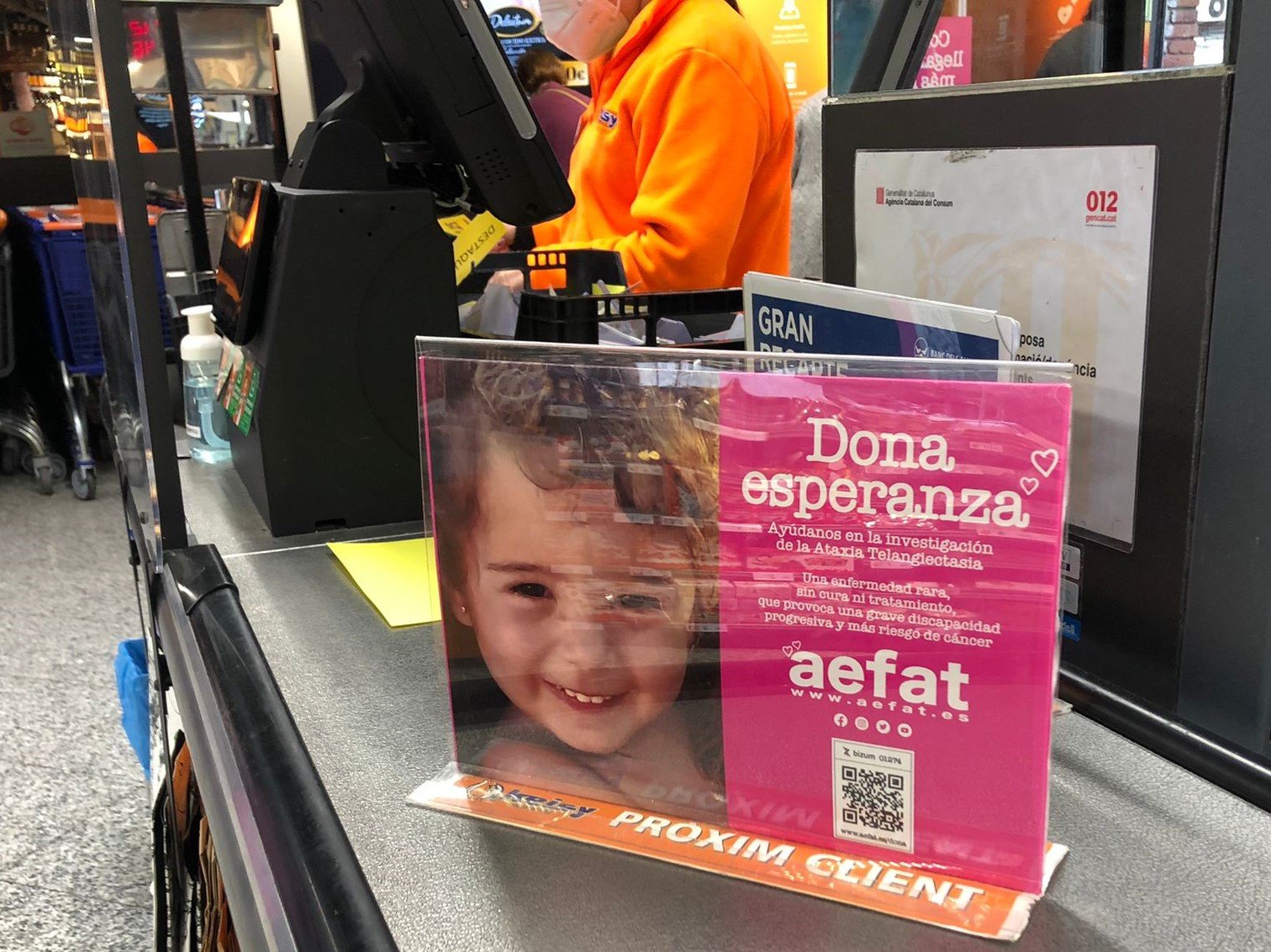 Dona Esperanza Ataxia Telangiectasia Aefat cajero